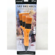 Corot Wide Brushes Set / 3 Pcs